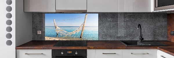 Crédence de cuisine Hamac en bord de mer