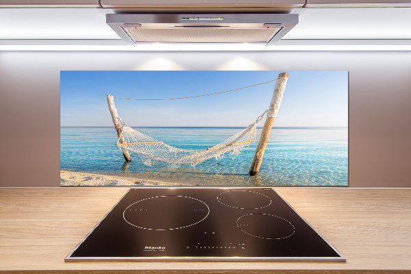 Crédence de cuisine Hamac en bord de mer