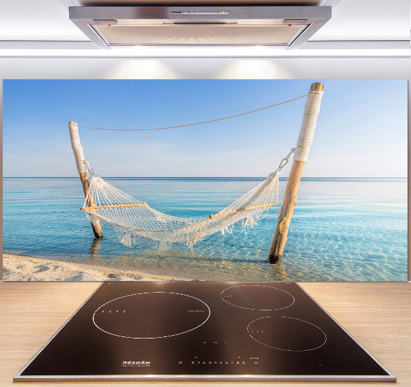 Crédence de cuisine Hamac en bord de mer