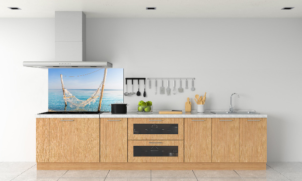 Crédence de cuisine Hamac en bord de mer