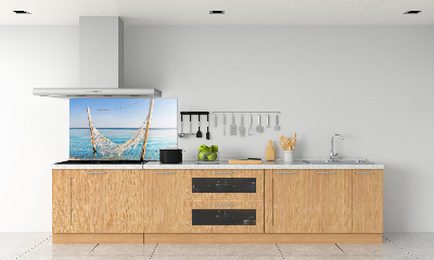 Crédence de cuisine Hamac en bord de mer