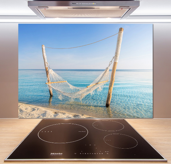 Crédence de cuisine Hamac en bord de mer