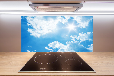 Crédence en verre cuisine Nuages dans le ciel