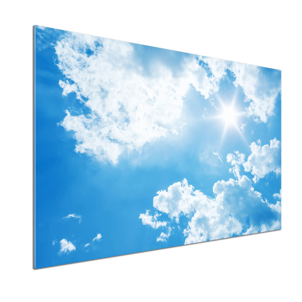 Crédence en verre cuisine Nuages dans le ciel