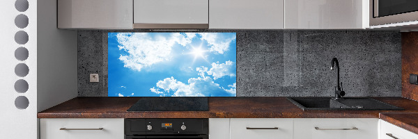 Crédence en verre cuisine Nuages dans le ciel