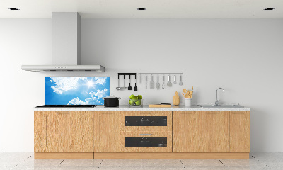 Crédence en verre cuisine Nuages dans le ciel