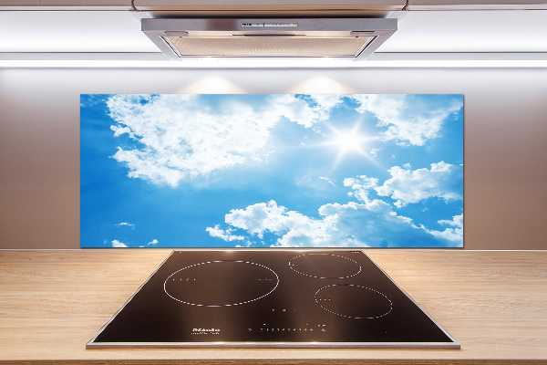 Crédence en verre cuisine Nuages dans le ciel