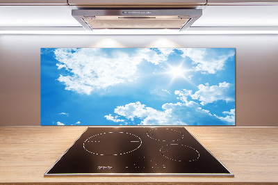 Crédence en verre cuisine Nuages dans le ciel