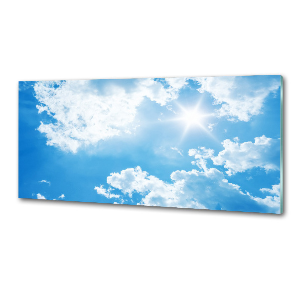 Crédence en verre cuisine Nuages dans le ciel