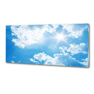 Crédence en verre cuisine Nuages dans le ciel