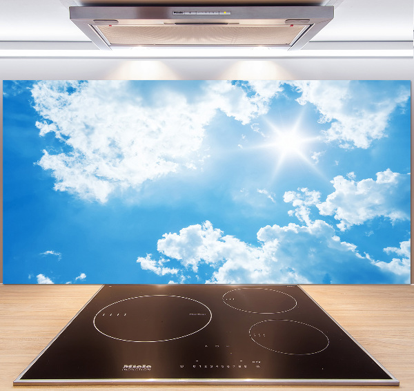 Crédence en verre cuisine Nuages dans le ciel