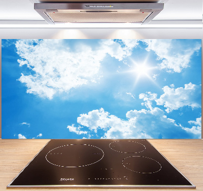 Crédence en verre cuisine Nuages dans le ciel
