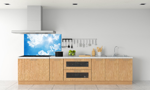 Crédence en verre cuisine Nuages dans le ciel