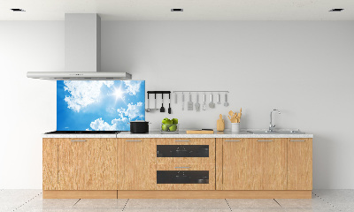 Crédence en verre cuisine Nuages dans le ciel