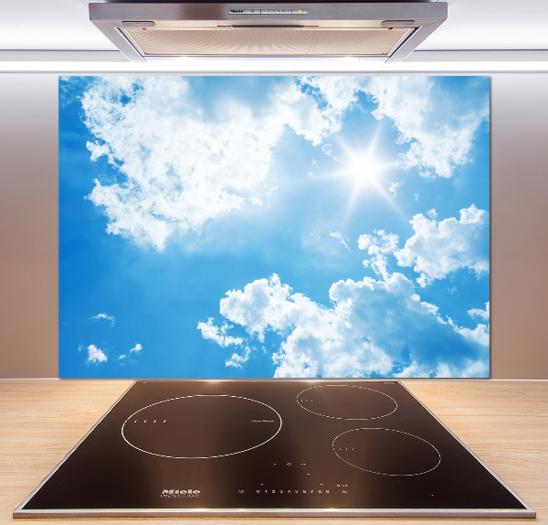 Crédence en verre cuisine Nuages dans le ciel