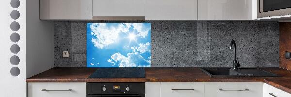 Crédence en verre cuisine Nuages dans le ciel