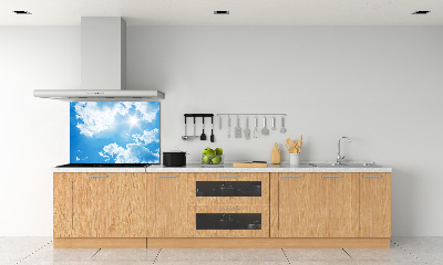 Crédence en verre cuisine Nuages dans le ciel