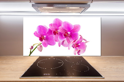Panneau crédence cuisine Orchidée rose