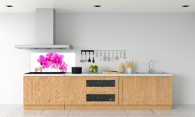 Panneau crédence cuisine Orchidée rose