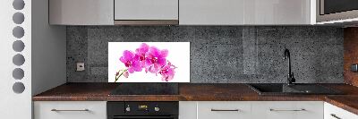 Panneau crédence cuisine Orchidée rose