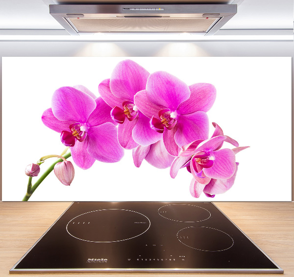 Panneau crédence cuisine Orchidée rose