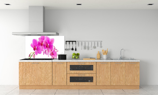Panneau crédence cuisine Orchidée rose
