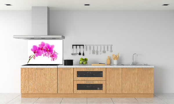 Panneau crédence cuisine Orchidée rose