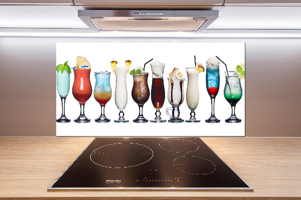 Crédence en verre Ensemble de boissons
