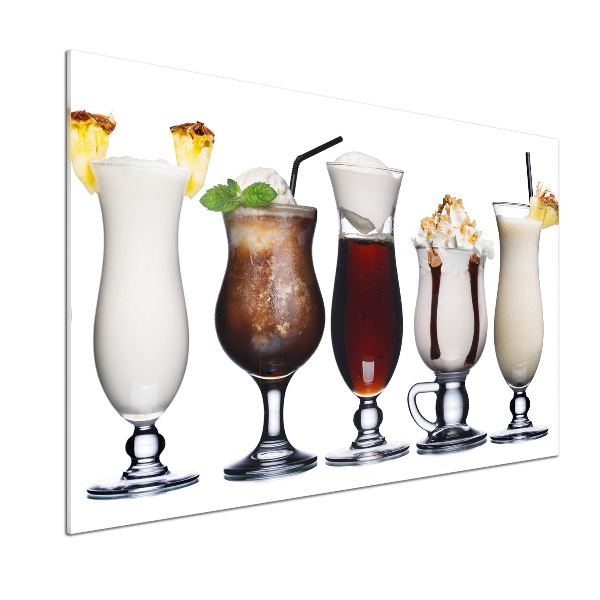 Crédence en verre Ensemble de boissons