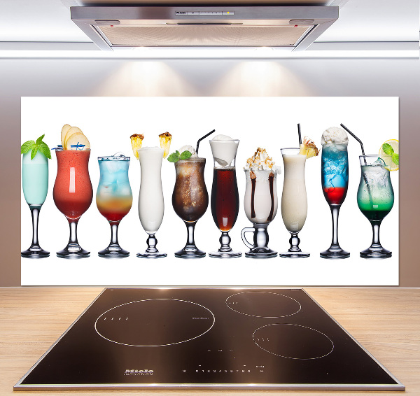 Crédence en verre Ensemble de boissons
