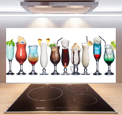 Crédence en verre Ensemble de boissons