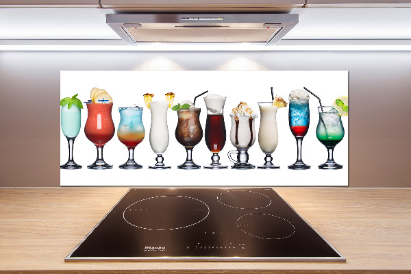 Crédence en verre Ensemble de boissons