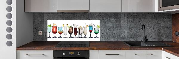 Crédence en verre Ensemble de boissons