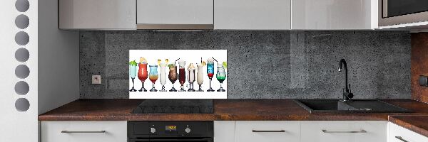 Crédence en verre Ensemble de boissons