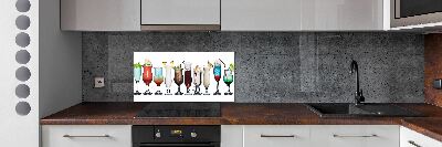 Crédence en verre Ensemble de boissons