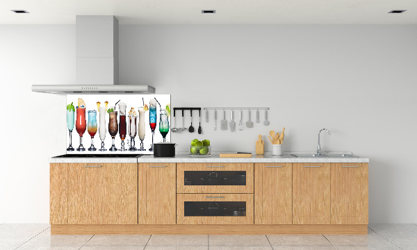 Crédence en verre Ensemble de boissons