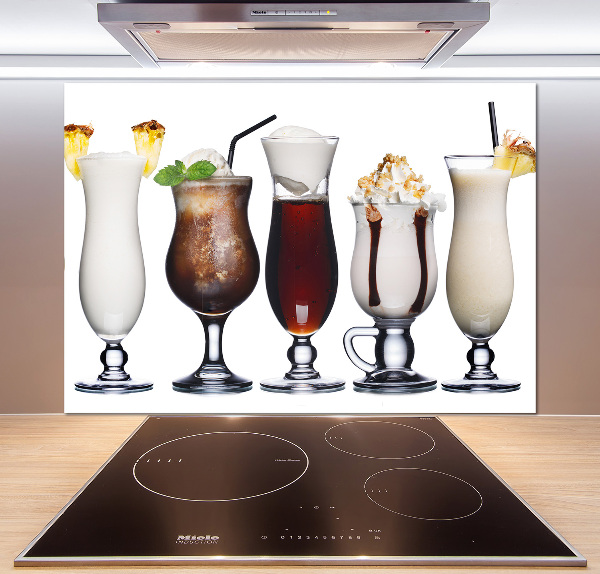 Crédence en verre Ensemble de boissons