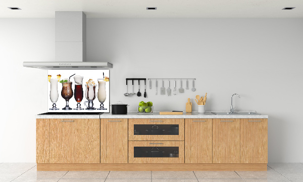 Crédence en verre Ensemble de boissons