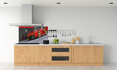 Crédence en verre avec motif Voiture de course