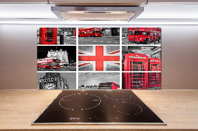Crédence cuisine en verre Collage Londres