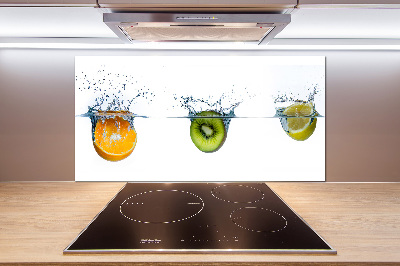 Crédence en verre Fruits sous l'eau