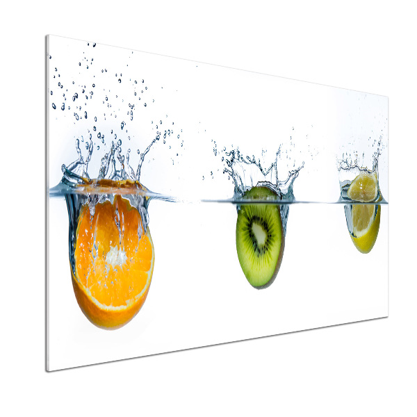 Crédence en verre Fruits sous l'eau