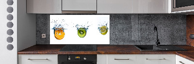 Crédence en verre Fruits sous l'eau