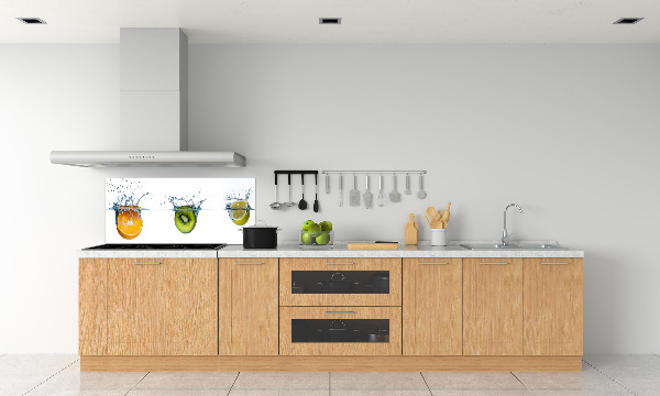 Crédence en verre Fruits sous l'eau