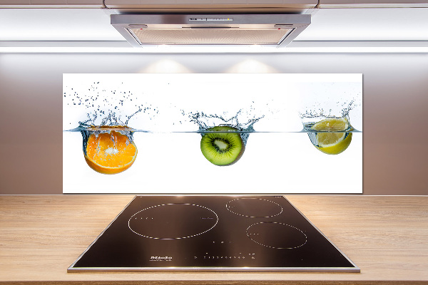 Crédence en verre Fruits sous l'eau