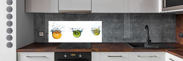 Crédence en verre Fruits sous l'eau
