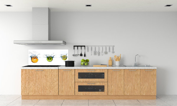 Crédence en verre Fruits sous l'eau