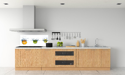 Crédence en verre Fruits sous l'eau