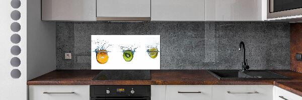 Crédence en verre Fruits sous l'eau