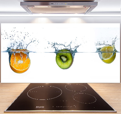 Crédence en verre Fruits sous l'eau